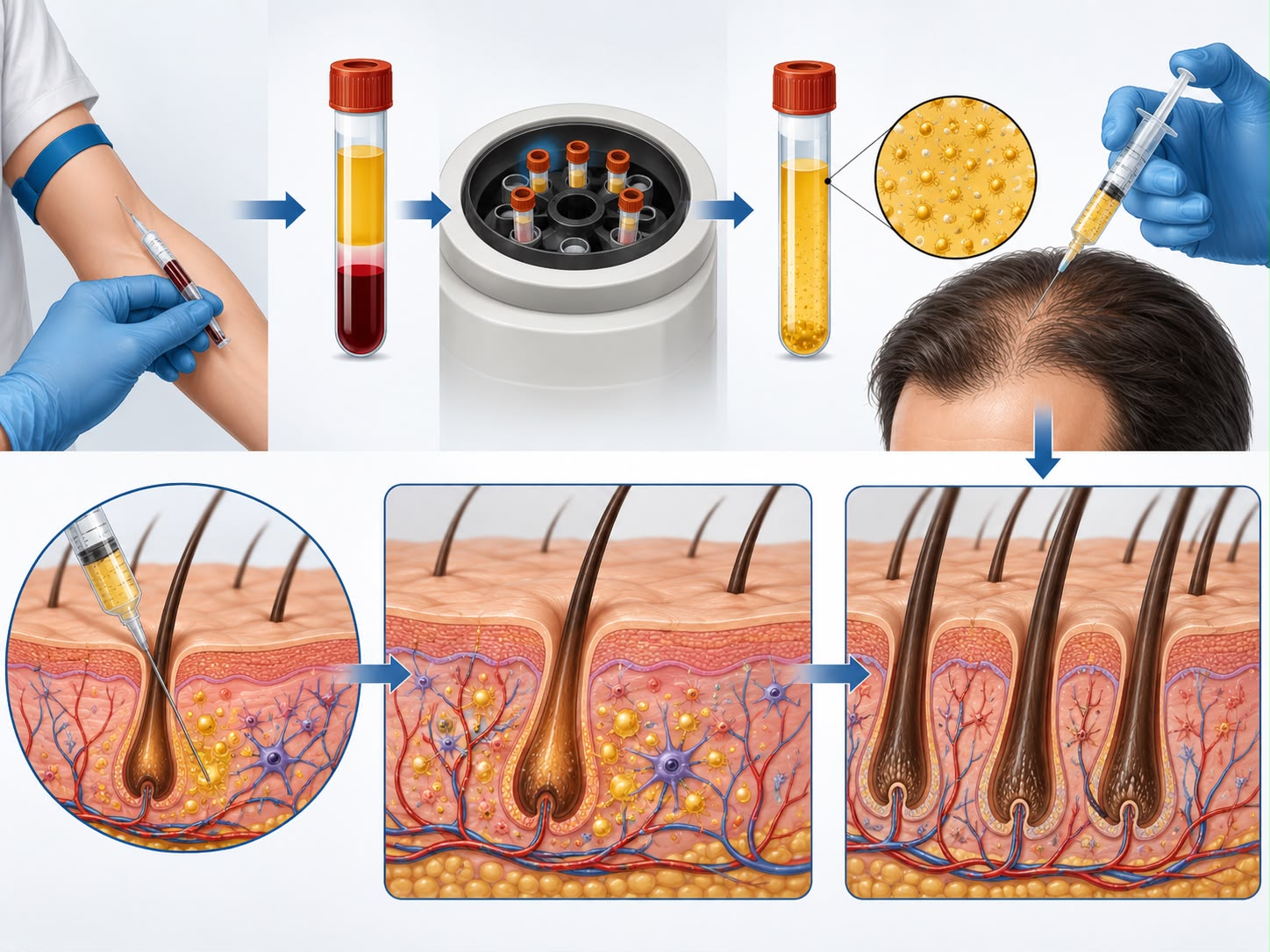 PRP hair treatment for hair loss at REVIVE Clinic in Borivali West, Mumbai