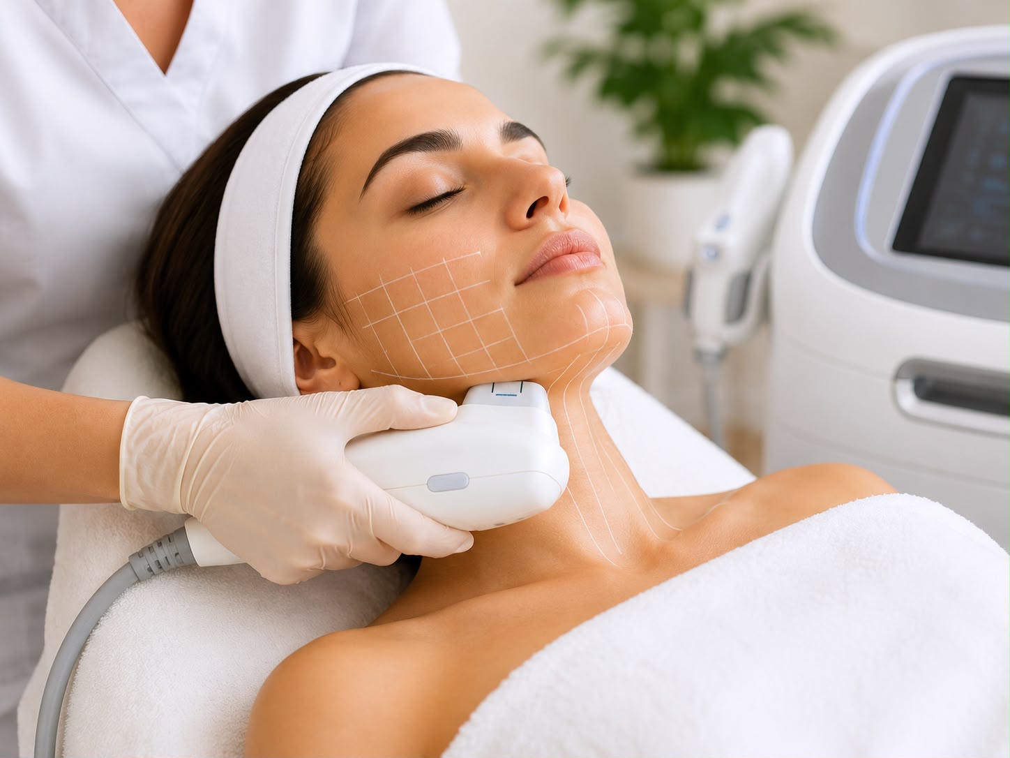 HIFU treatment for face skin tightening and non-surgical facial lifting in Mumbai