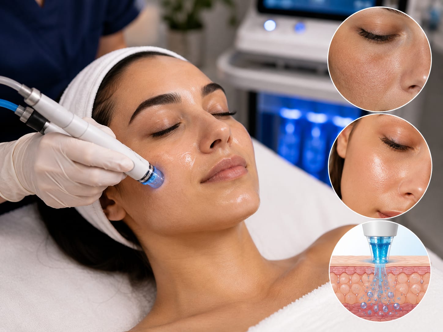Hydrafacial treatment for dull and dehydrated skin in Borivali Mumbai