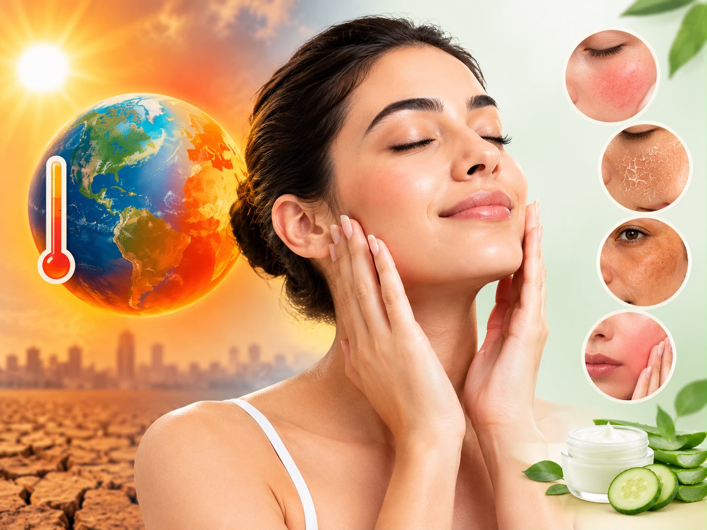 El Niño skin care tips for dry skin, sun damage, redness and pigmentation at a skin care clinic in Borivali, Mumbai.